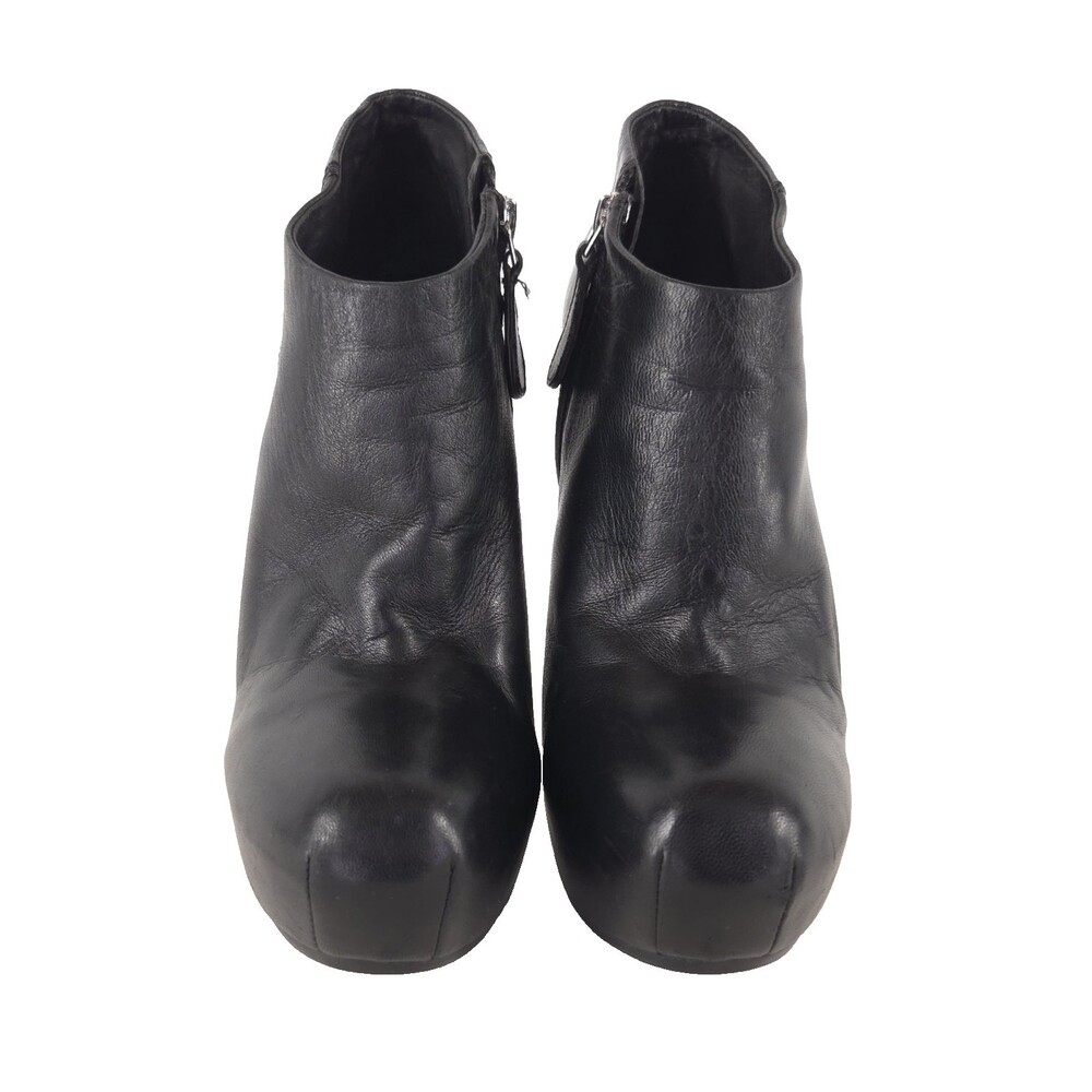 Camilla Skovgaard Sawtooth Boots EU 38 US 7.5 Womens Black Leather $585 - Picture 3 of 9